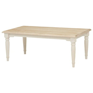 HAGIHARA(萩原) ブロカントテーブル(アンティークホワイト・幅90×奥行50×高さ35cm) MT-7334WH BROCANTE(ブロカント) [MT7334WH]