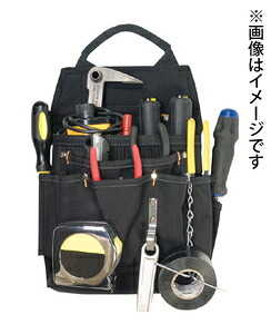 クニーズ ツールバッグ 11個ポケット EL-5505 KUNY'S ツールバッグ　道具入れ　工具袋　ドライバー　カッター　現場｜Joshin web 家電とPCの大型専門店