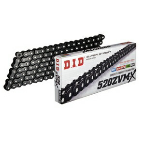 DID バイク用チェーン カシメタイプ （カラー：ブラック / リンク数：120） 520ZVMX120ZBBKBK 520ZVM-X