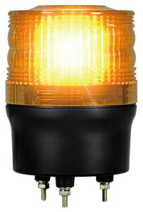 日惠製作所 LED回転灯　ニコトーチ・90（黄・高輝度） VK09R-D24KY NIKKEI　NICO TORCH 90