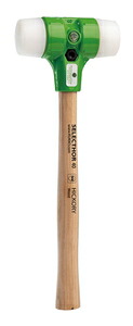 KUKKO 無反動ナイロンハンマー (175mm×80mmφ) 3-080111-NY-NY-1 クッコ 樹脂製ハンマー むはんどう 衝撃吸収 軽い 安全 木柄|Joshin web 家電とPCの大型専門店