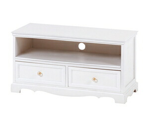 HAGIHARA(萩原) テレビボード(ホワイト・幅80×奥行33.5×高さ42cm) MTV-6592WH [MTV6592WH]