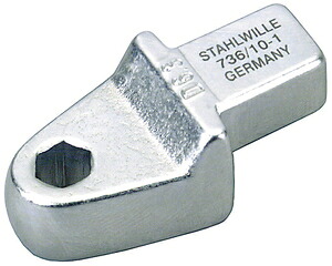 STAHLWILLE トルクレンチ差替頂点 (1/4”) (58262610) 736/10-1 スタビレー DIY・工具-締付工具