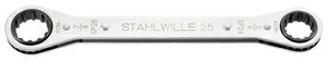 STAHLWILLE 板ラチェットメガネ スプライン 8×10mm (41570810) 25ASP-8X10 スタビレー