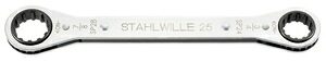 STAHLWILLE 板ラチェットメガネ スプライン 24×28粍 (41572428) 25ASP-24X28 スタビレー