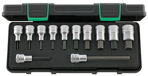 STAHLWILLE (1/2”SQ) インヘックスソケットセット 12点 (96031503) 54/12KN スタビレー