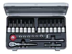 KTC(京都機械工具) 6.3sq T型いじり止めビットソケットレンチセット TBT226HTH KTC