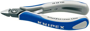 クニペックス エレクトロニクスニッパー 125mm 79 52 125 KNIPEX