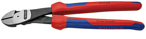 クニペックス 豪然たる型斜ニッパー (ベントタイプ) 250粍 74 22 250 KNIPEX 花・ガーデン・DIY-DIY・工具