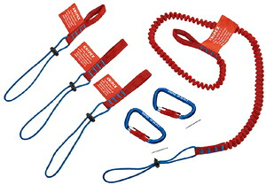 クニペックス 落下防止ストラップセット (シェルパック) 00 50 04 T BK KNIPEX