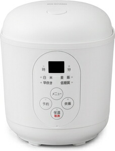 アイリスオーヤマ ジャー炊飯器（1.5合炊き）ホワイト RC-MF15-W IRIS OHYAMA [RCMF15W]