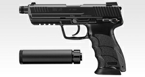 東京マルイ ガスブローバック HK45 タクティカル ブラック【対象年令 18才以上用】 エアガン