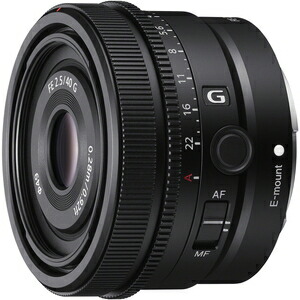 ソニー FE 40mm F2.5 G SEL40F25G ※Eマウント用レンズ（フルサイズミラーレス対応）