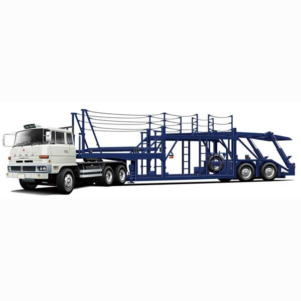 フジミ 1/24 トラックシリーズNo.1 三菱ふそう FV ハイキャブ トラクタ＆トランスポーター【24TR-1】 プラモデル