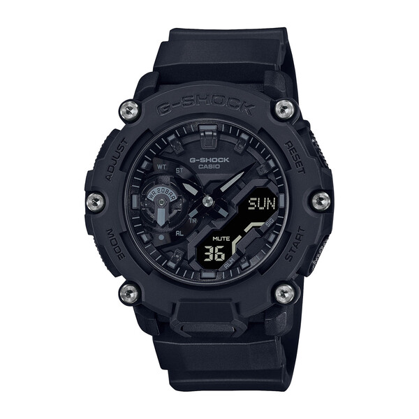 カシオ 【国内置き目品】G-SHOCK（ジーショック） 石英 メンズ印字機 GA-2200BB-1AJF [GA2200BB1AJF]【返品カテゴリー化A】