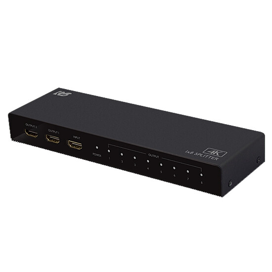 ラトックシステム 4K60サイクル相応うHDMI分かち合う器【1インプット・8最終生産物】 RS-HDSP8P-4K RATOC