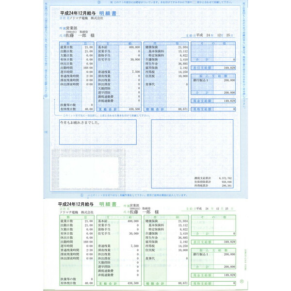 ソリマチ 賃銭・賞与金細細しい書（状ぶくろ型）300枚入  SR211