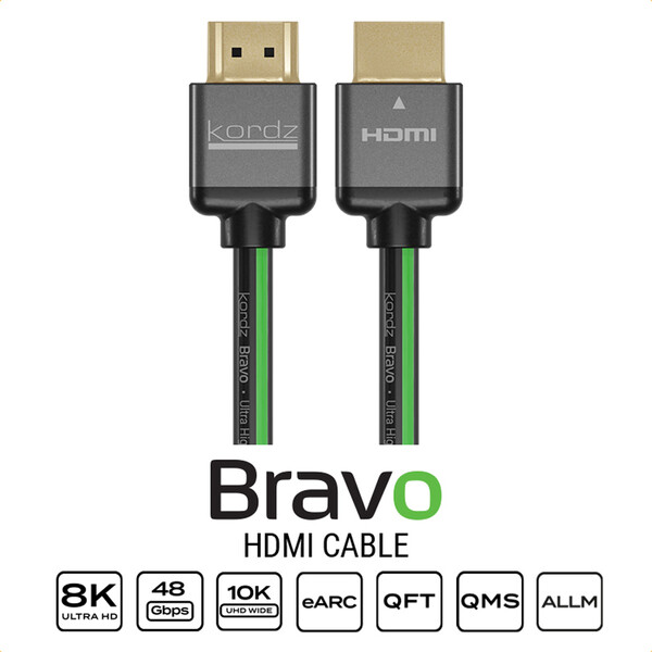 コーズ HDMIケーブル(3.0m・1本) BRAVO-HD0300 Kordz BRAVO-HDシリーズ