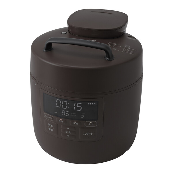 シロカ 電気圧力鍋　ダークブラウン SP-2DM251(T) siroca　おうちシェフPRO　Mタイプ [SP2DM251T]