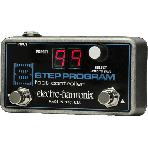 エレクトロ・ハーモニクス リモート・プリセットコントローラー 8STEPPROGRAMFOOTCON Electro-Harmonix　8 Step Program Foot Controller