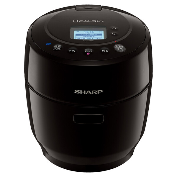 シャープ 水なし自動調理鍋　1.0L　ブラック系 KN-HW10G-B SHARP　ヘルシオホットクック [KNHW10GB]