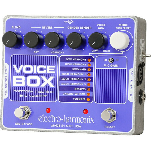 エレクトロ・ハーモニクス ボーカル・ハーモニー・マシーン/ボコーダー VOICEBOX Electro-Harmonix Voice Box
