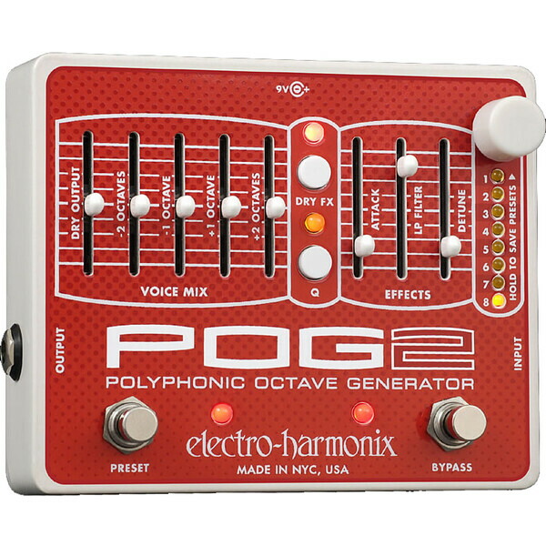 エレクトロ・ハーモニクス ポリフォニック・オクターブ・ジェネレーター POG2 Electro-Harmonix POG2 38,110円