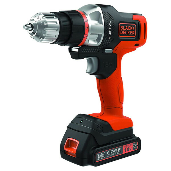 黒いこと＆デッカー 18V マルチツールベーシック EVO185B1 BLACK+DECKER