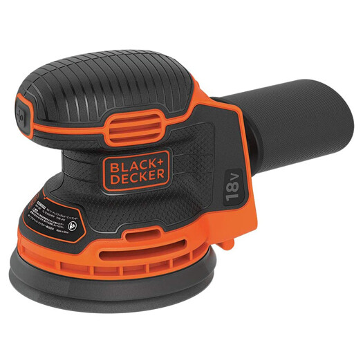 黒いこと＆デッカー 18V ランダムオービットサンダー BDCROS18B BLACK+DECKER オービタルサンダー-研磨工具-花・ガーデン・DIY