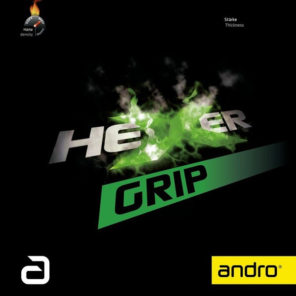 最大51%OFFクーポン AND-112296-RD-2.1 andro アンドロ 卓球ラバー HEXER GRIP ヘキサーグリップ  テンション系裏ソフト 赤 サイズ：2.1mm qdtek.vn