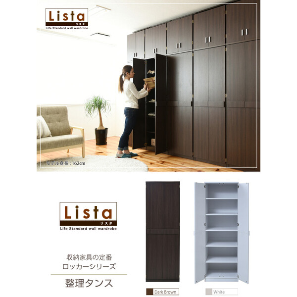 JK-PLAN(ジェイケイ・プラン) 取り片づけるタンス(暗然たる赤銅色) FRM-0120-DB Lista(リスタ)ロッカー続きもの [FRM0120DB]