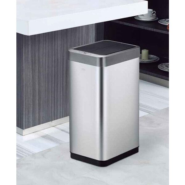 EKO JAPAN 気違いトムX 検出器壜(静電容量：45L・しろがね色)下着類BOX皆無 EK9261MT-45L 砂ぼこりボックス席 紙くずかご [EK9261MT45L]