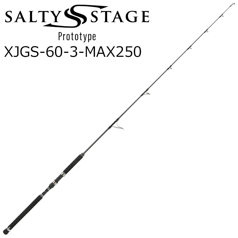 アブガルシア ソルティーステージ プロトタイプ ジギング XJGS-60-3-MAX250 6.0ft 3番 1ピース スピニング XJGS-60-3-MAX250 AbuGarcia SALTY STAGE Prototype JIGING ジギングロッド