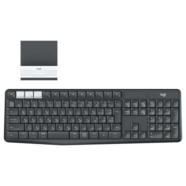 USB 2.4GHz Wireless Cordless Slim Keyboard and Mouse Combo Kit for PC BK HS 