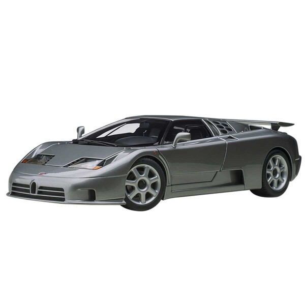 オート美術 1/18 ブガッティ EB110 SS （しろがね色・メタリック）【70916】 ミニカー