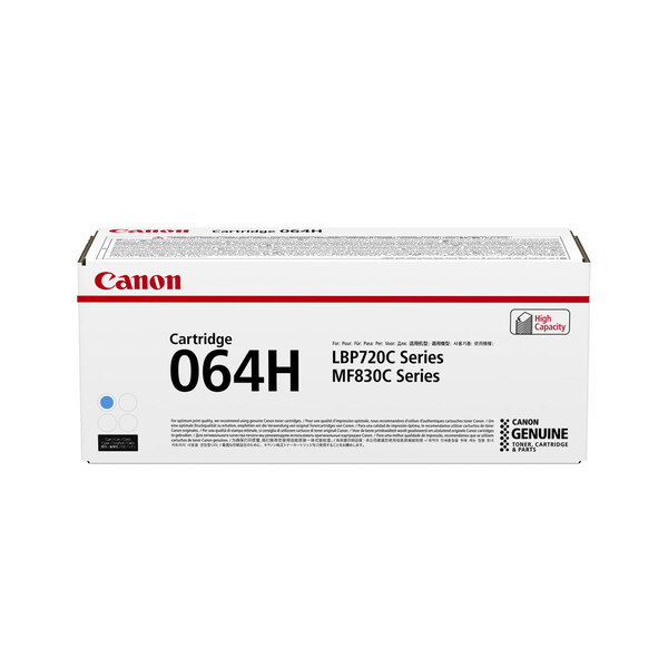 キヤノン ［文句無し］ トナーカートリッジ064H （シアン/大電気容量） Canon CRG-064HCYN トナー-PCサプライ・消耗品