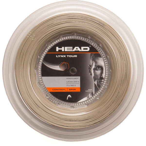 HEAD(ヘッド) 硬式テニス用ストリング LYNX TOUR REEL（シャンペンゴールド・サイズ：サイズ：1.25mm） HTM-281799-CP-125