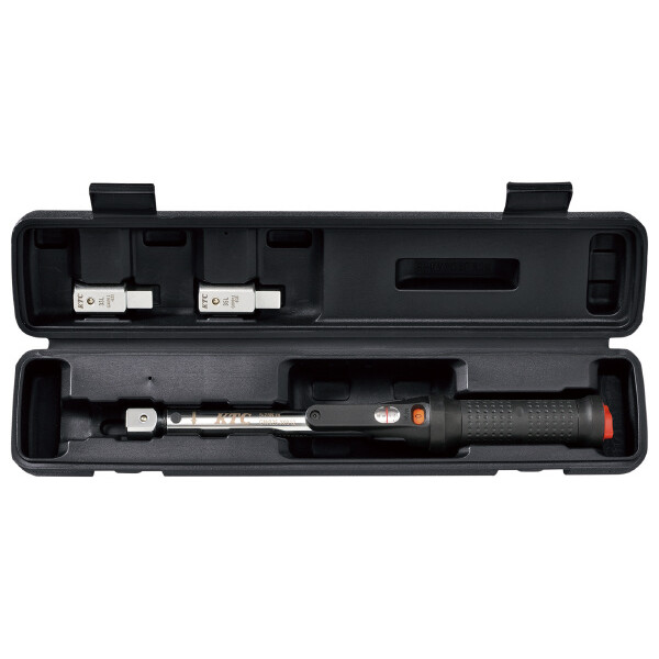 KTC(京都機械工具) 9×12プレセット型トルクレンチ　ヘッド交換式セット 5～25N・m TGW025103 KTC