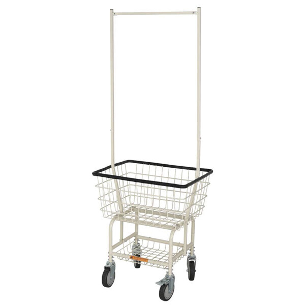 ダルトン(DULTON) ランドリー カート ウィズ ポール ラック アイボリー H20-0139IV 45-065795 [45065795DULTON]