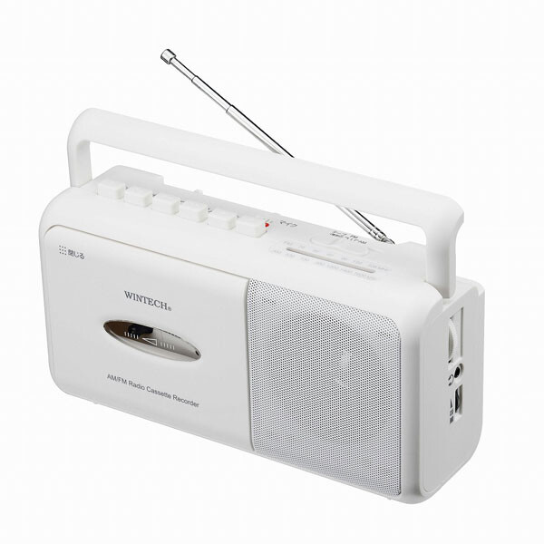 WINTECH ワイドFM対応　モノラルラジカセ SCT-M110 SCT-M110