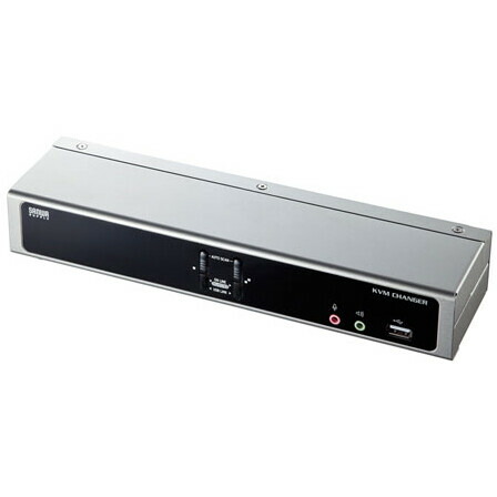 サンワサプライ デュアルリンクDVI対応パソコン自動切替器(2:1) SW-KVM2HDCN2