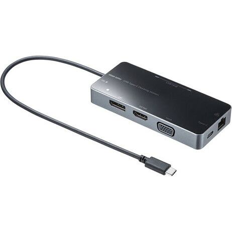 サンワサプライ USB Type-C ドッキングステーション USB-DKM2BK|Joshin web 家電とPCの大型専門店