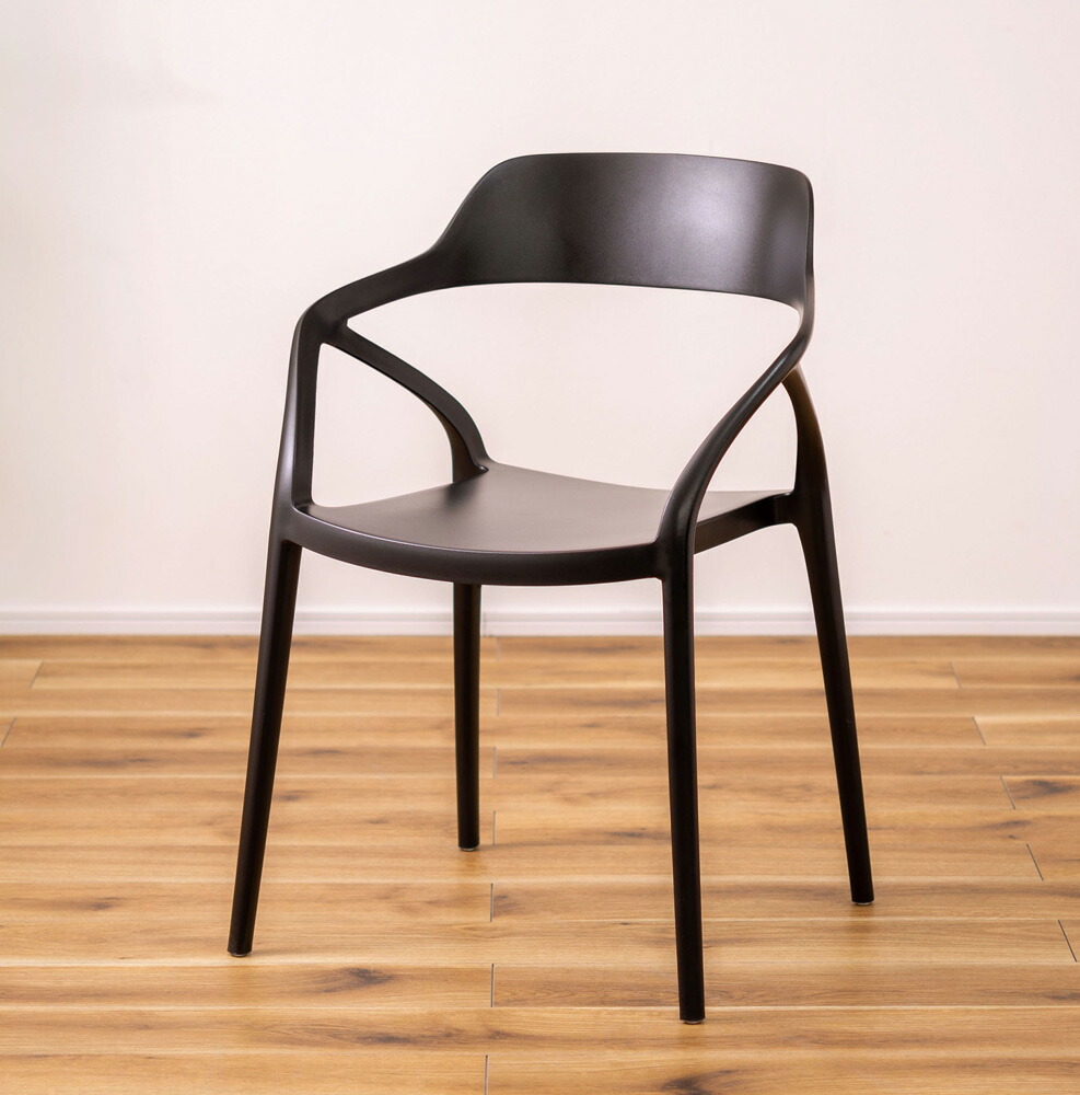 東谷 チェア(ブラック・幅57×奥行52×高さ79.5cm) CL-481BK [CL481BK] 9,086円