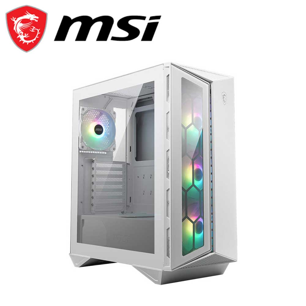 MSI｜エムエスアイ ミドルタワー型PCケース MPG GUNGNIR 110R WHITE