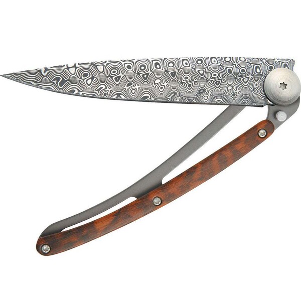 deejo(ディージョ) deejo damascus 37g Snake wood DJ-0008  ディージョ 九寸五分 ごはん炊き アウトドア 膳立て用九寸五分