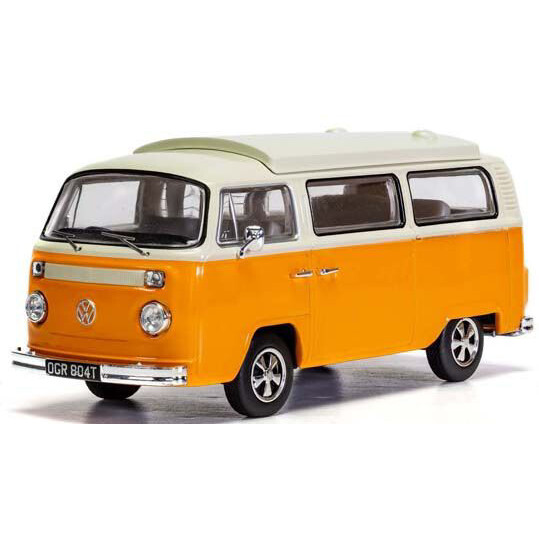 CORGI 【再生産】1/43 VW タイプ 2 ベイ ウインドウ Devon“New Moonraker”マリノイエロー＆パステルホワイト【CGVA14600】 ミニカー