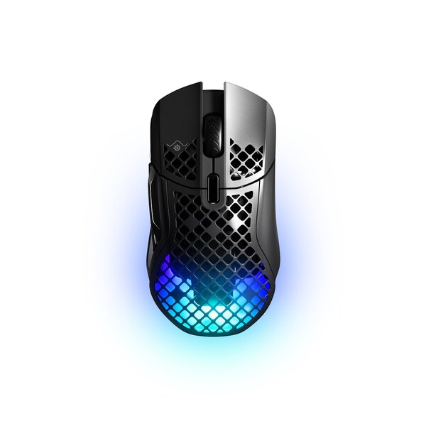 SteelSeries（スチール写真つづき物） ワイヤレスゲーミングマウス 9名取り草 AEROX 5 WIRELESS  62406J