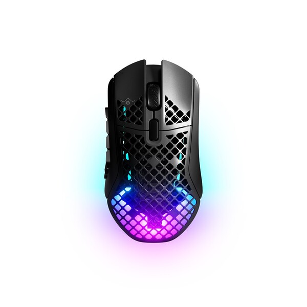SteelSeries（スチール写真つづき物） ワイヤレスゲーミングマウス 18名取り草 AEROX 9 WIRELESS  62618J