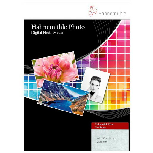 ハーネミューレ インクジェット質問用紙 朦々たる フォトグロスバライタ A4 25枚 Hahnemuhle 430654