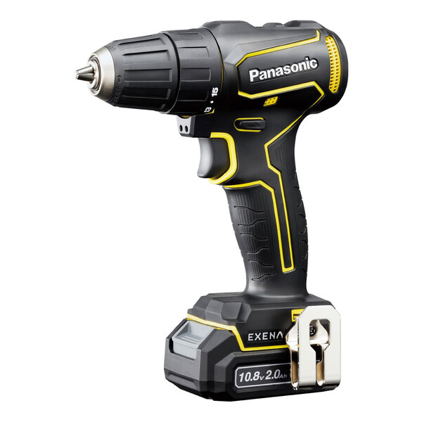 パナソニック 充電ドリルドライバー(チャックタイプ) 10.8V 2Ah電池セット (黄) EZ1D31F10D-Y EXENA(エグゼナ) EXENA エグゼナ|Joshin web 家電とPCの大型専門店